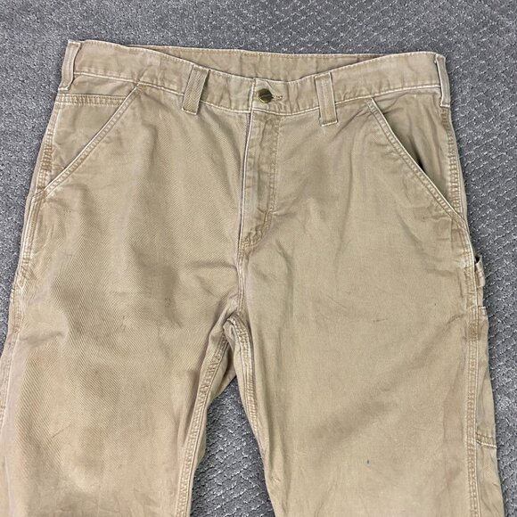Carhartt Relaxed Fit Twill Utility Work Pants Mens 36 x 34 Fits 36 x 32 B324 DKH - Picture 2 of 16